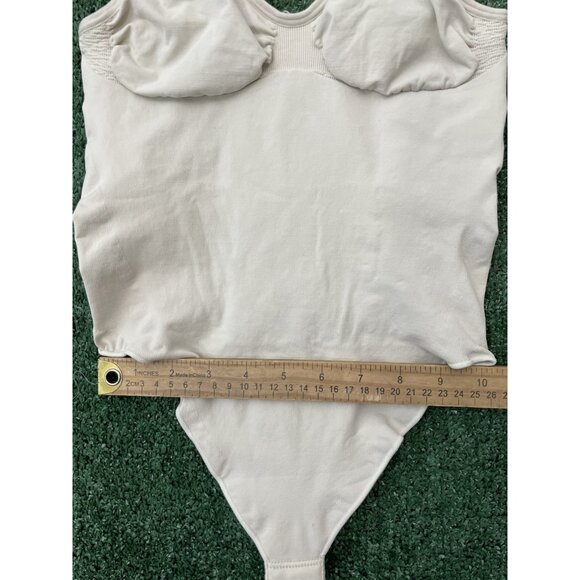 Mirity Body Compression Leotard White Cream Sleeveless Stretch NWT Size 2XL - Picture 10 of 13